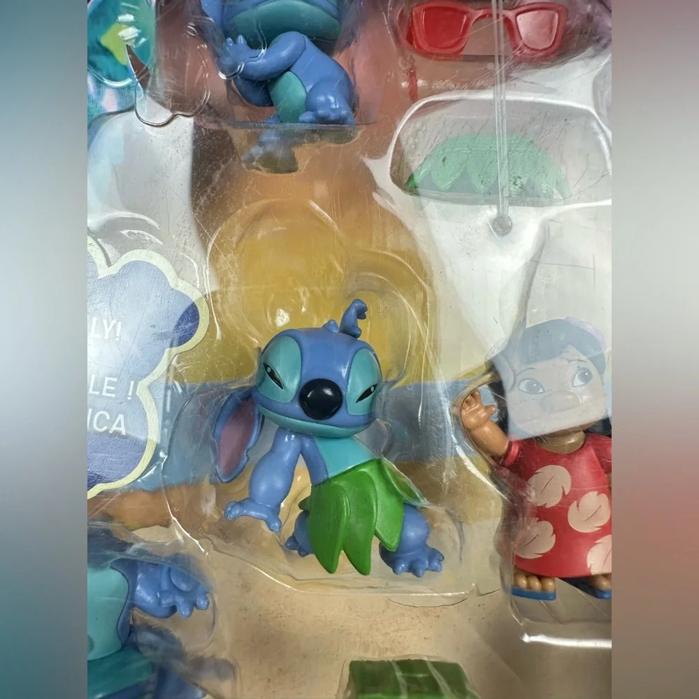 Disney Stitch Collectibles Includes 6 Lilo & Stitch Toy Figures 11 Pc Set Age 3+
